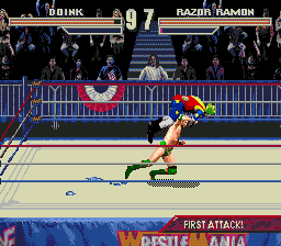 WWF WrestleMania: The Arcade Game screenshot 3 for Sega Mega Drive